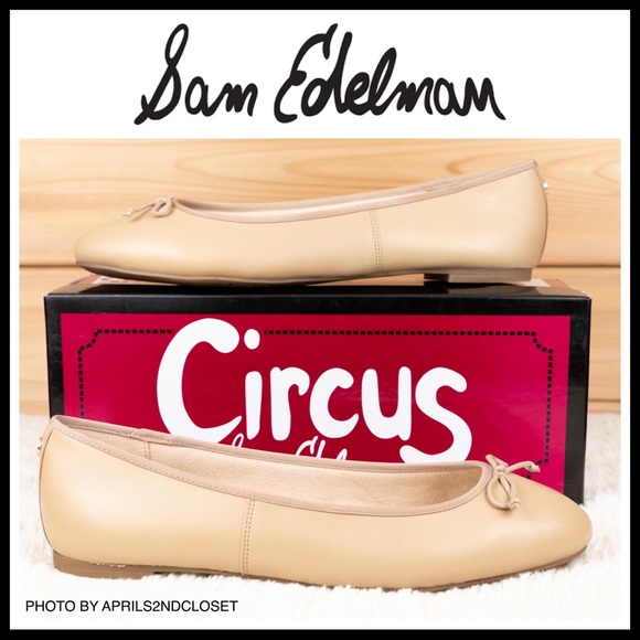 Sam Edelman Shoes - SAM EDELMAN SLIP ONS NUDE BALLET FLATS A3C